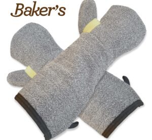 Baker's Terry Cloth Oven Mitt Gloves Kelvar Patch