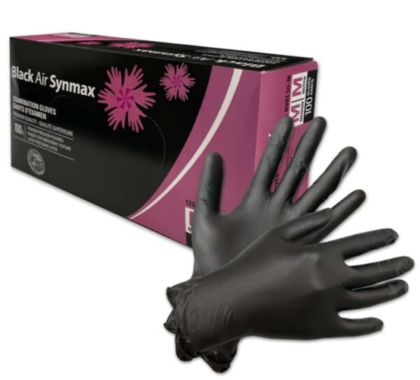 Black Air Synmax Examination Gloves